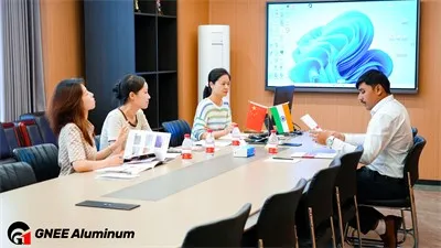 Indian customer visited us to inquire about Aluminum Foil Indian customer visited us to inquire about Aluminum Foil